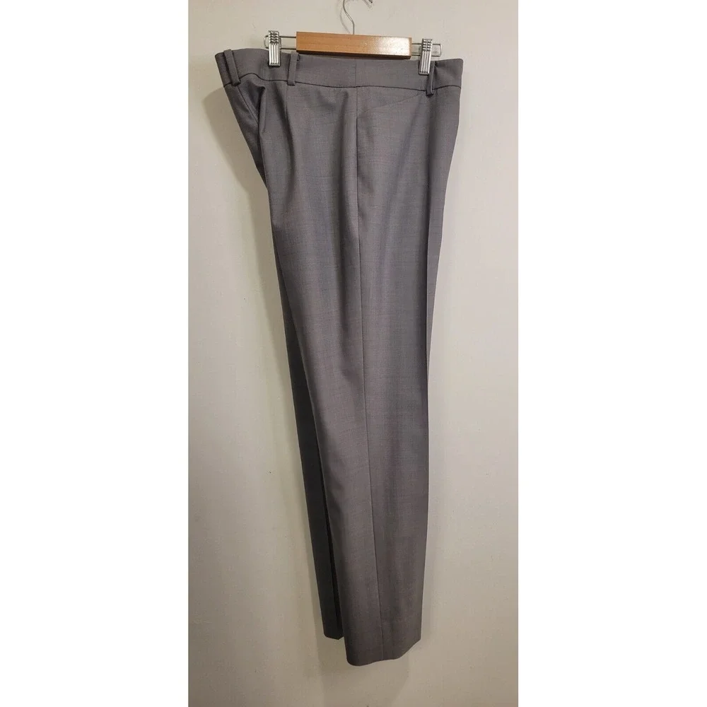 Brooks Brothers Women's Pants Sz 8 Caroline‎ Mid Rise Tapered Gray 32x28 Career